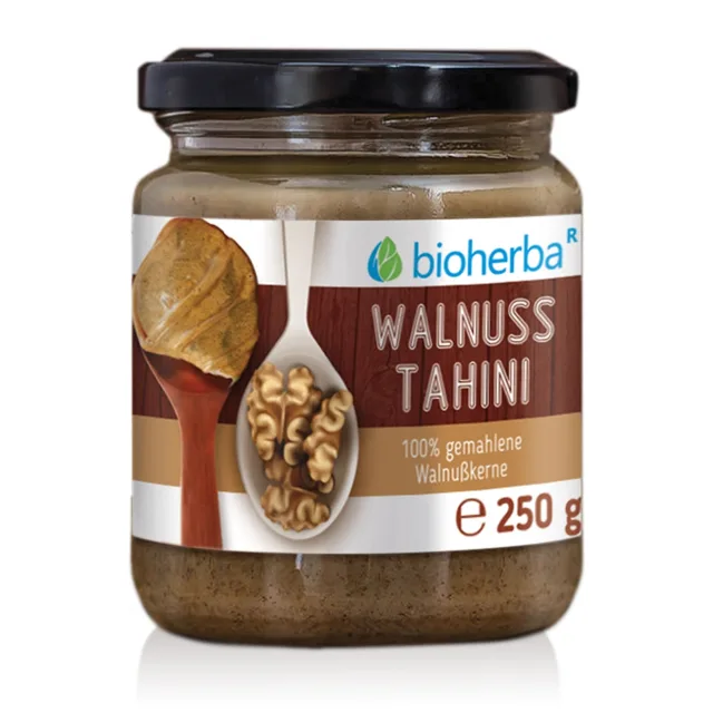 Tahini z vlašských ořechů 100 % - 250 g - Bioherba