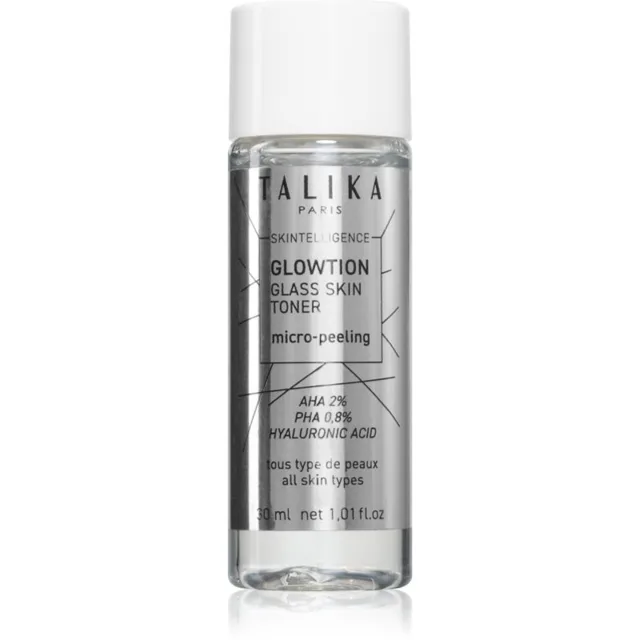 Talika Skintelligence Glowtion jemné exfoliační mléko s kyselinou hyaluronovou 30 ml