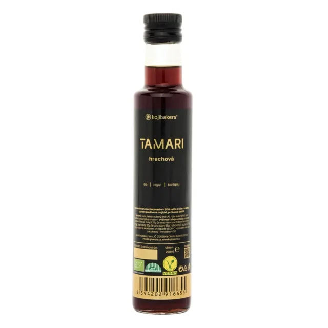 Tamari hrachová 250 ml  BIO fermentované dochucovadlo bez sóji