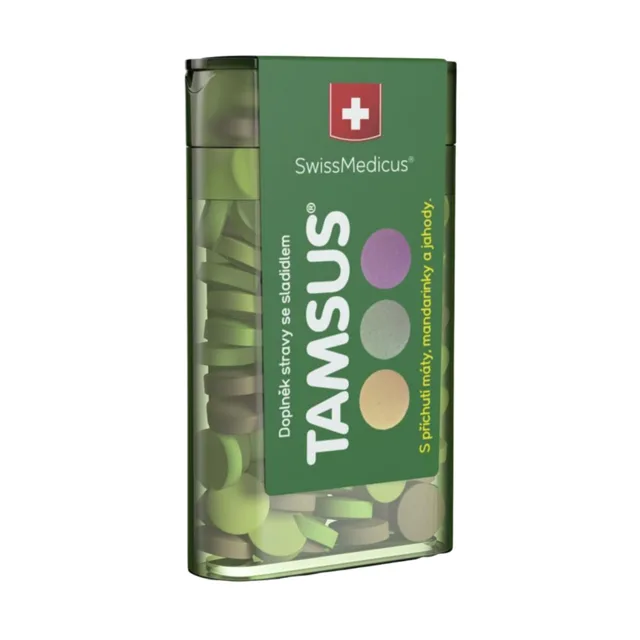TAMSUS pastilky pro lepší trávení – 40 kapslí – Swiss Medicus