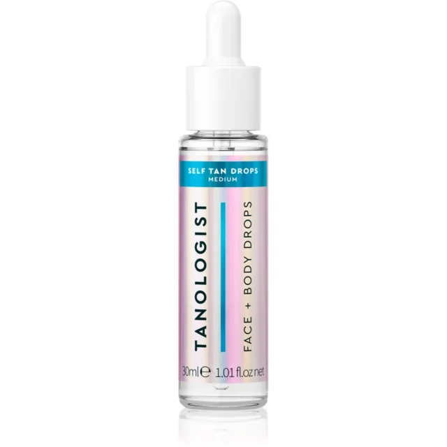 TANOLOGIST Self Tan Drops samoopalovací kapky na obličej a tělo odstín Medium 30 ml