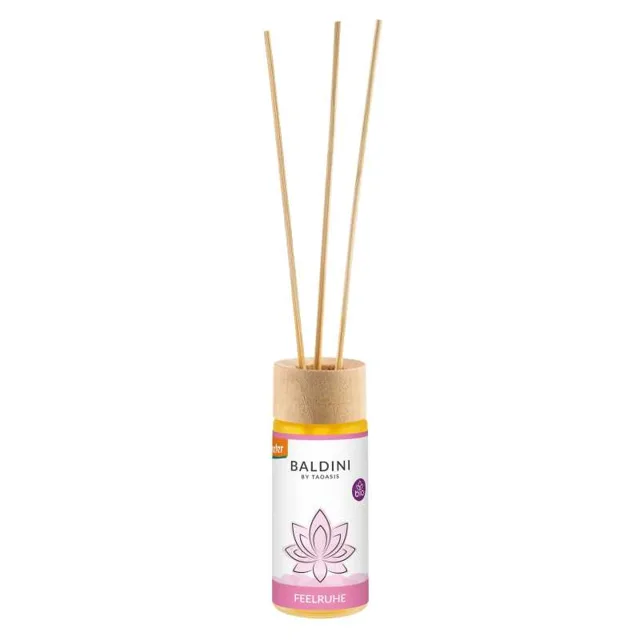 TAOASIS Baldini Aroma difuzér s tyčinkami FeelRest BIO (50 ml) - harmonizační, rozjasňující a posilující