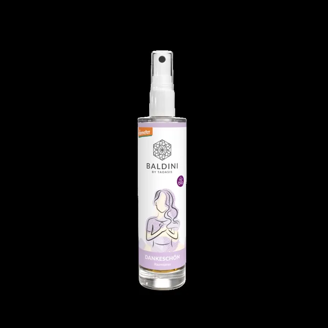 TAOASIS Baldini Osvěžovač vzduchu Thank You BIO (50 ml) - povznášející, vyrovnávající a relaxační