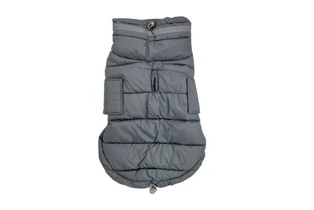 Taro zimní bunda pro velké psy | Všepropejska.cz Barva: Šedá, Délka zad (cm): 48, Obvod hrudníku: 62 - 78 cm