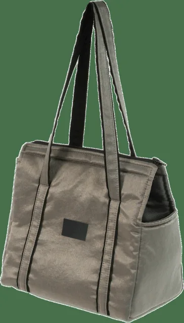 Taška Dog Fantasy Platinum stříbrná 40cm