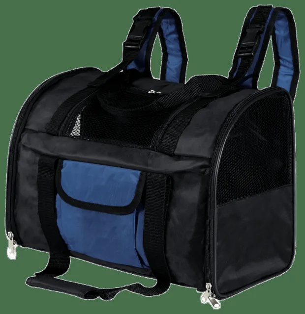 Taška přenosná pro psy Trixie Connor 42cm černo-modrá