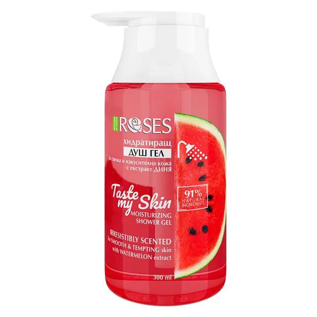 TASTE MY SKIN hydratační přírodní sprchový gel s extraktem z melounu 300 ml - NATURE OF AGIVA