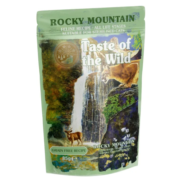 Taste of the Wild Rocky Mountain s kuřecím - 12× 85 g