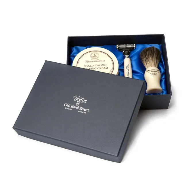 Taylor of Old Bond Street holicí strojek + štětka na holení + mýdlo na holení 150 g sada na holení