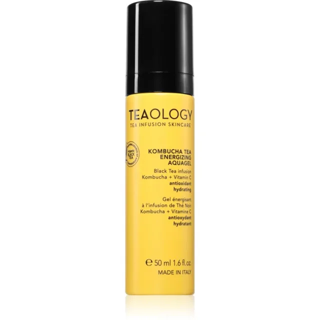 Teaology Kombucha Tea Energizing Aquagel hydratační gelový krém s vitaminem C 50 ml
