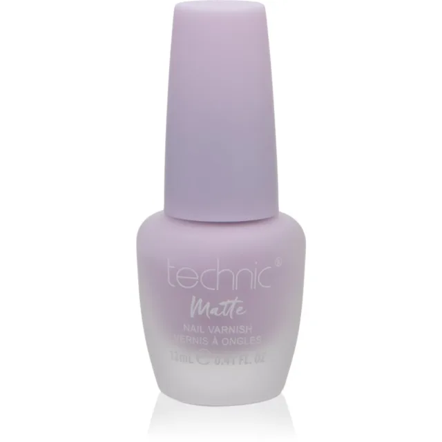 Technic Cosmetics Matte Nail Varnish dlouhotrvající lak na nehty s matným efektem odstín Lavender 12 ml