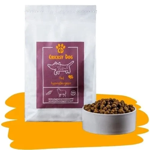 Ted hypoalergenní suché krmivo pro psy s jehněčím - 2 x 10 kg (= 20 kg)