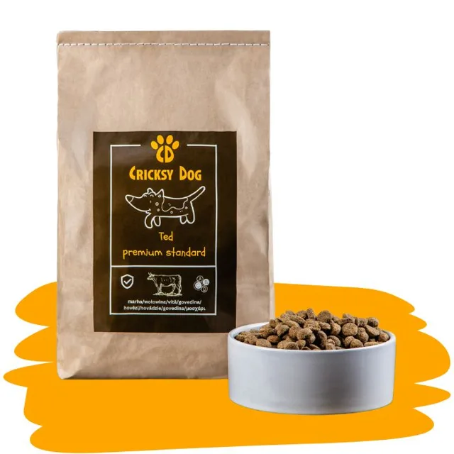 Ted suché hovězí psí krmivo - 3 kg