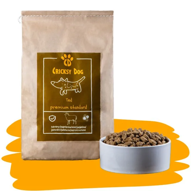 Ted suché krmivo pro psy s jehněčím a rýží - 2 x 14 kg (= 28 kg)