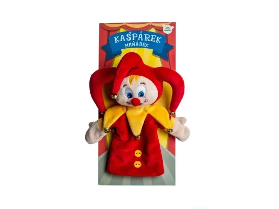 Teddies Kašpárek maňásek na ruku 28cm