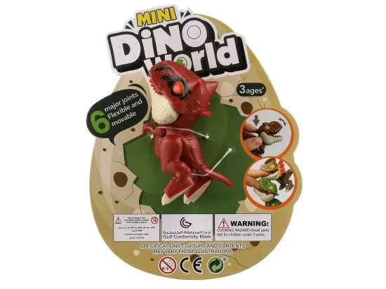 Teddies kousající dinosaurus plast 8 cm - mix variant 1 ks