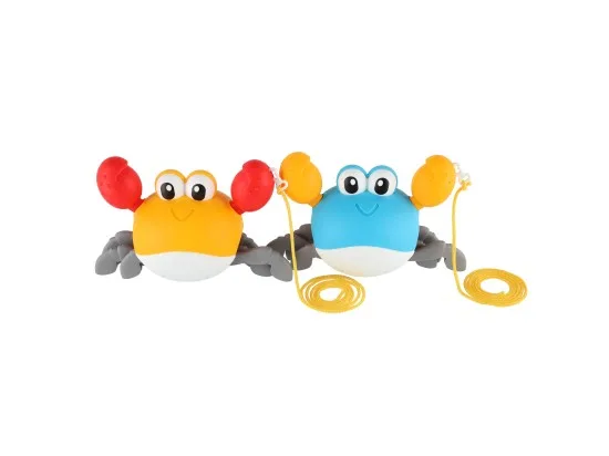 Teddies krab lezoucí na natažení plast 20 x 12 cm - mix barev 1 ks