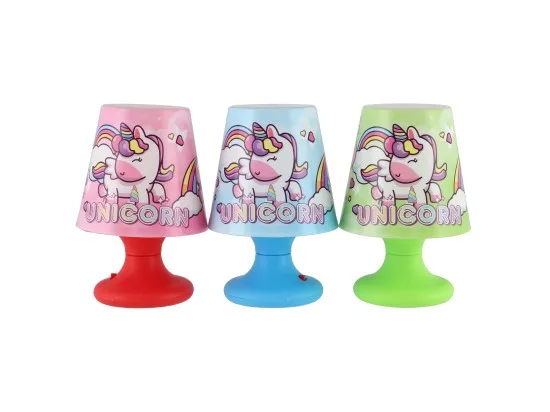 Teddies mini lampička s jednorožcem na stůl - mix variant 1 ks