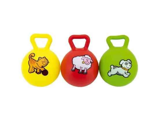Teddies MPZ chrastítko míč s úchytem 10 cm - mix barev 1 ks