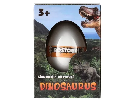 Teddies vejce líhnoucí a rostoucí - dinosaurus 6 cm