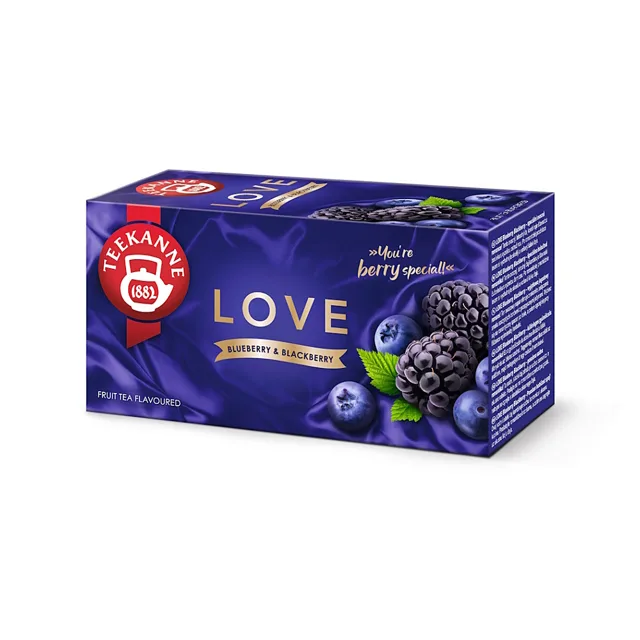 TEEKANNE Love blueberry blackberry čaj 20 sáčků