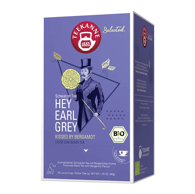 TEEKANNE Luxury cup earl grey BIO 25 sáčků