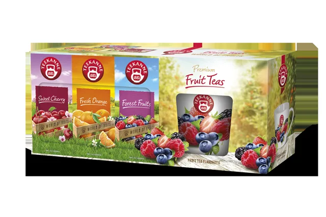 Teekanne Premium Fruit Teas 3x20 sáčků + hrnek