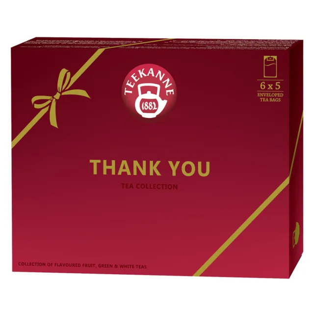 TEEKANNE Thank you collection kolekce zelených čajů 6 x 5 sáčků