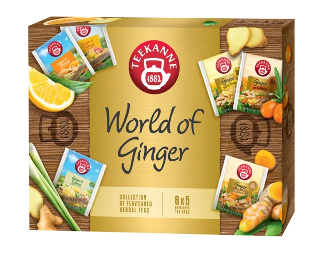 Teekanne World of Ginger collection porcované čaje 6x5 ks