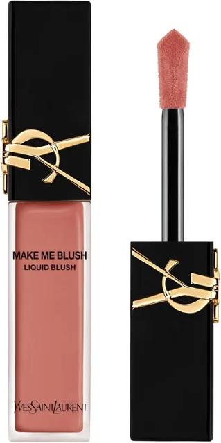 Tekutá tvářenka Yves Saint Laurent YSL Make Me Blush, odstín 37 Peachy Nude, 15 ml (Bez krabice)