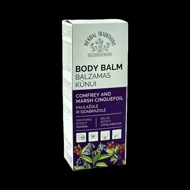 Tělový balzám s kostivalem a zábělníkem bahenním – 75 ml – Herbal Traditions