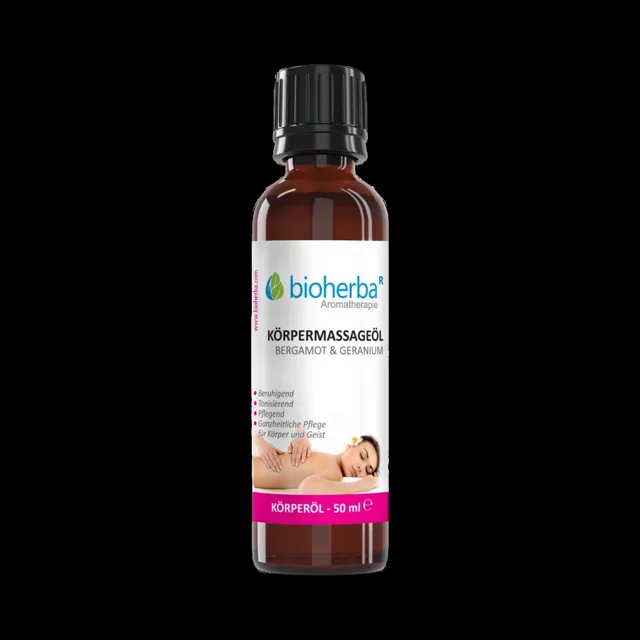 Tělový masážní olej – 50 ml – Bioherba
