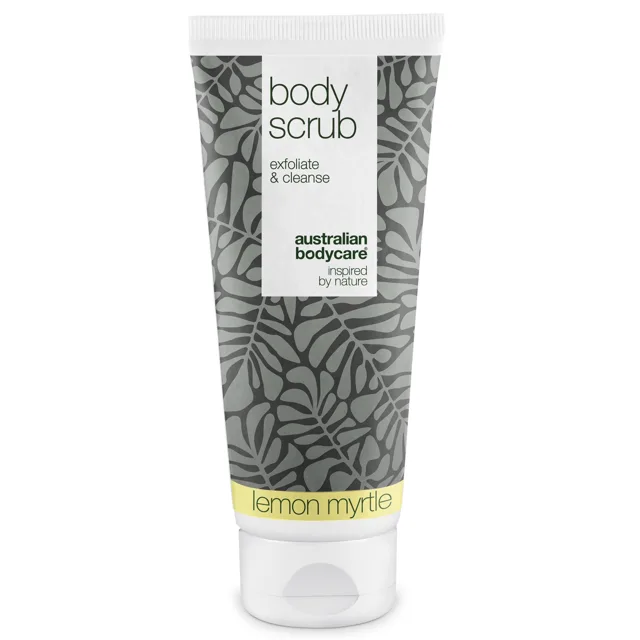 Tělový peeling pro aknózní pokožku — Hloubkově čisticí peeling se 100% přírodním Tea Tree olejem, proti černým tečkám a rozšířeným pórům