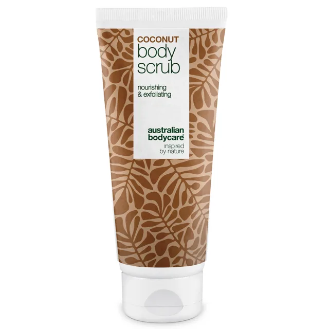 Tělový peeling pro aknózní pokožku — Hloubkově čisticí peeling se 100% přírodním Tea Tree olejem, proti černým tečkám a rozšířeným pórům