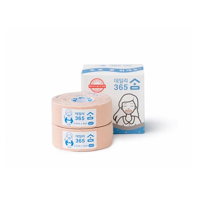 TEMTEX Tape proti chrápání 2,5 cm x 8 cm 120 kusů v balení