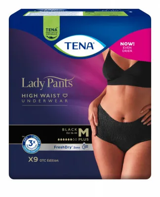 Tena Lady Pants Plus Black M 9 ks 782570