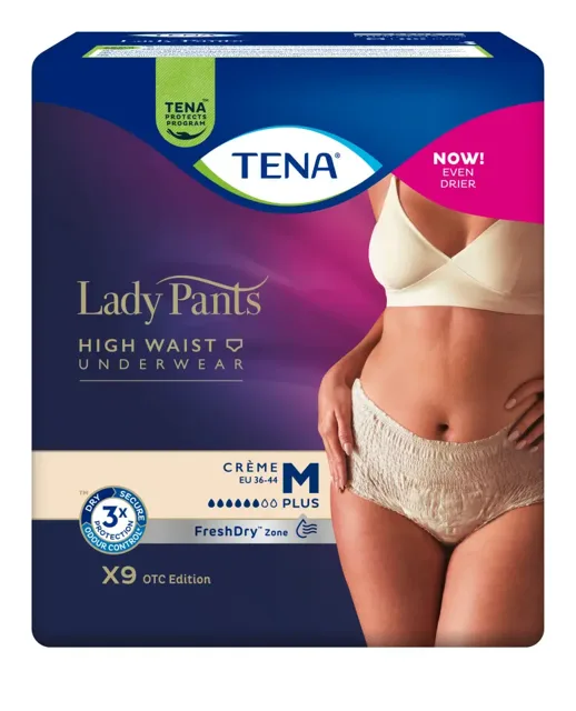 Tena Lady Pants Plus Creme M 9 ks