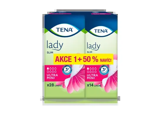 Tena Lady Slim Ultra Mini+50% 42 ks 211482