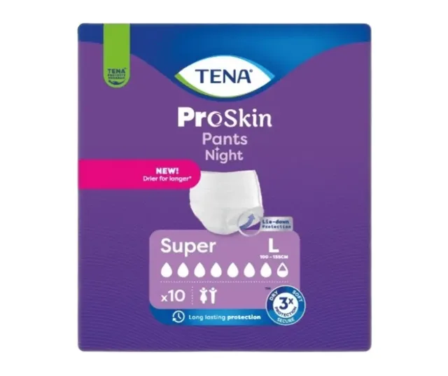 TENA ProSkin Pants Night Super Large inkontinenční kalhotky 10ks