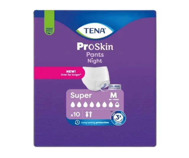 Tena Proskin Pants Night Super M 10 ks