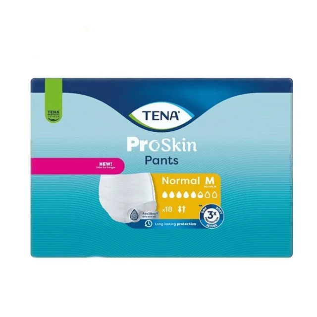 TENA Proskin Pants Normal inkontinenční kalhotky M 5,5 kapky 18 kusů