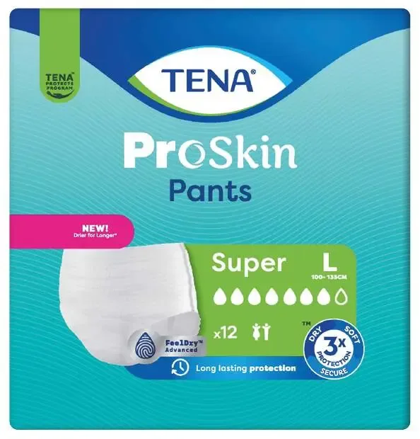 Tena Proskin Pants Super L 12 ks