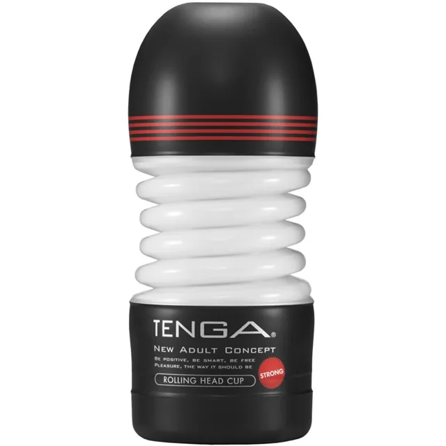 Tenga Rolling Head Strong jednorázový masturbátor 15,5 cm