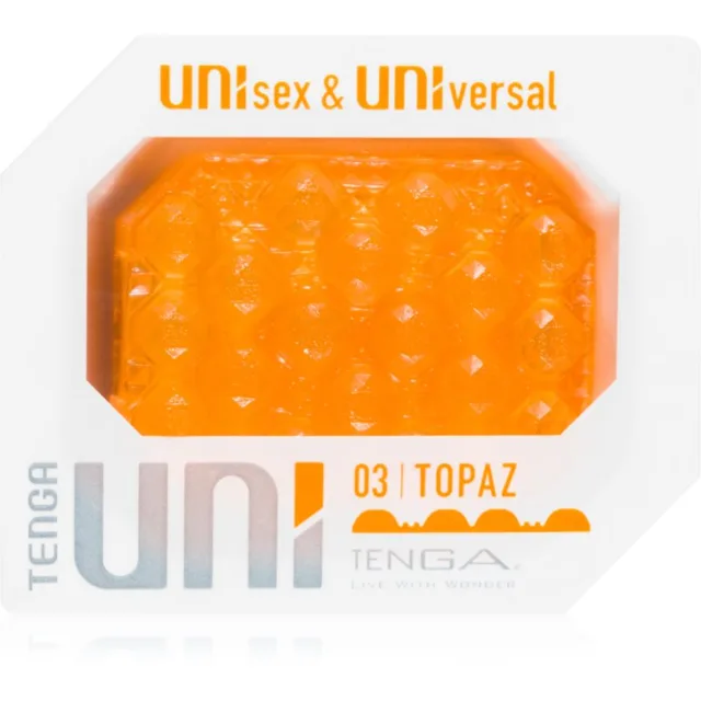 Tenga Uni jednorázový masturbátor Topaz 5,9 cm