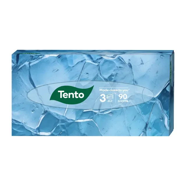 Tento Papírové kapesníky 3vrstvé 90 ks