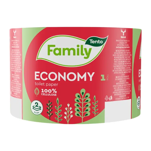 Tento Toaletní papír Economy 2vrstvý  60 m