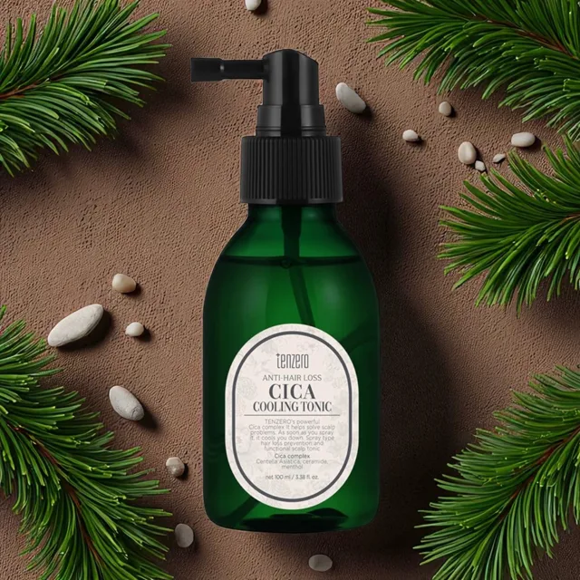 TENZERO - Anti-hair Loss Cica Cooling Tonic - Chladivý tonikum proti vypadávání vlasů s CICA - 100 ml