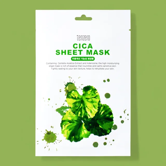 TENZERO - Cica Sheet Mask - Plátýnková maska Cica - 25 ml