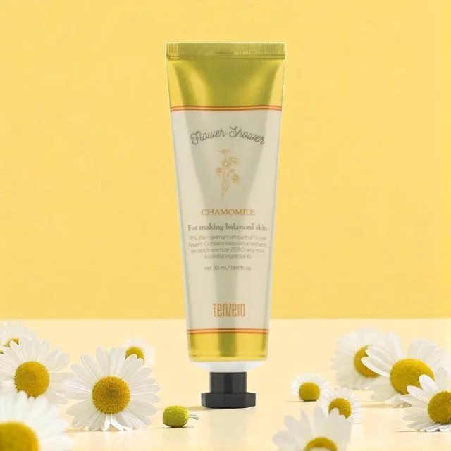 TENZERO - Flower Shower Hand & Nail Cream Chamomile - Květinový krém na ruce a nehty s heřmánkem - 50 ml