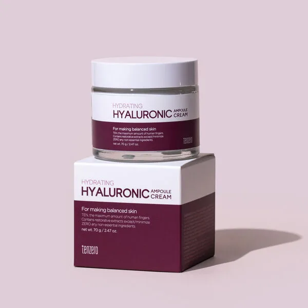 TENZERO - Hydrating Hyaluronic Ampoule Cream 2X - Hydratační hyaluronový ampulkový krém - 70 g